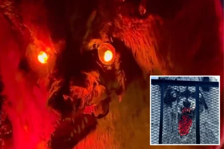 Massive ‘Jimothy’ Halloween display pops up on West Coast — after viral raccoon terrorized city