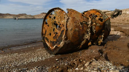 Las Vegas investigators say they’ve identified shooting victim’s body found in Lake Mead barrel
