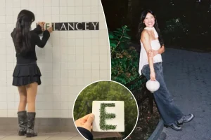 Exclusive | NYC artist’s creative quick fix for cracked subway tiles goes viral