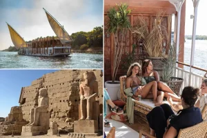 Play pharoh aboard the Nile’s most luxurious traditional sailing ship