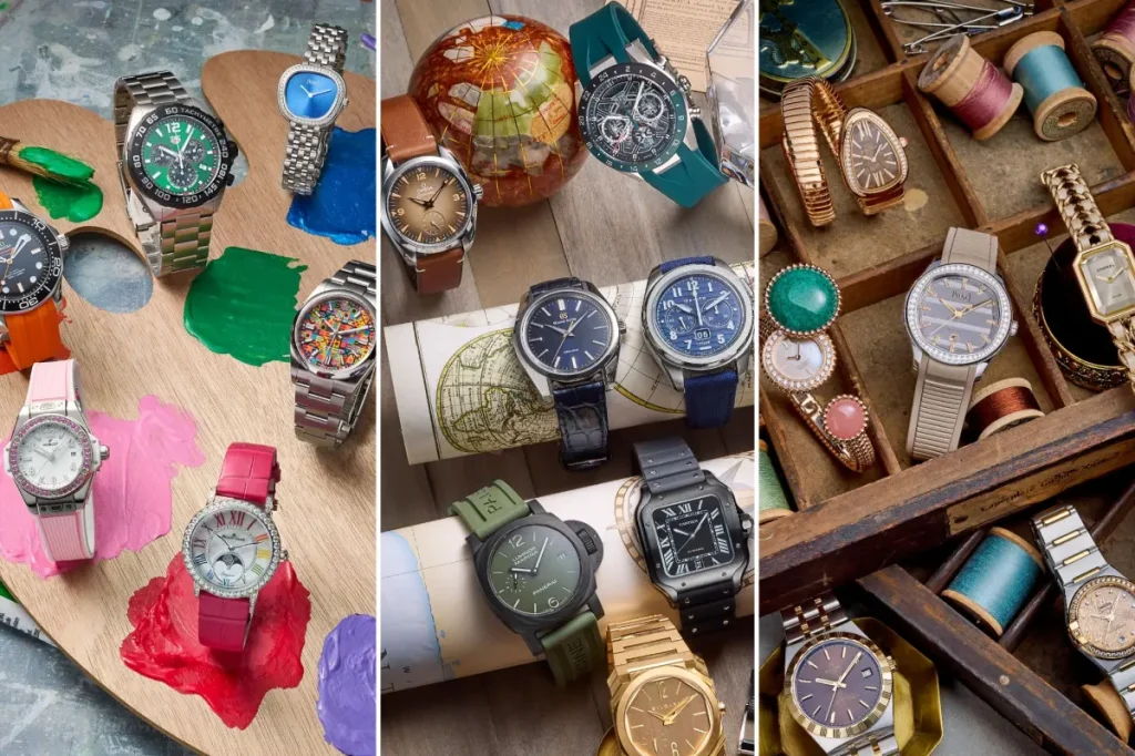 Colorful dials and straps are the luxury watch world’s ultimate flex