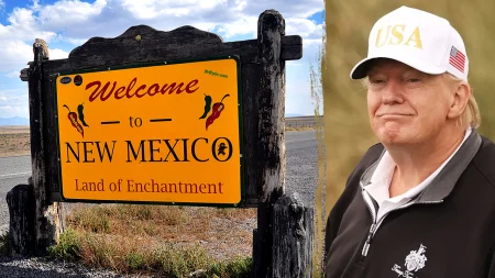 Trump renews push to rename New Mexico ‘New America,’ touts higher home values and incomes