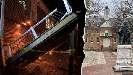College homecoming party turns to chaos as deck collapses, leaving at least 28 people injured